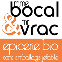 Le logo de Mme Bocal & Mr Vrac