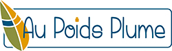 Le logo de Au Poids Plume