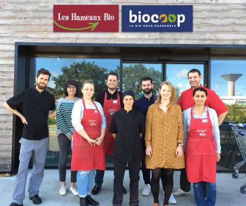 Photo de Biocoop Nantes les Hameaux bio, membre de Bout à Bout, réseau de réemploi des bouteilles en verre en Pays de la Loire