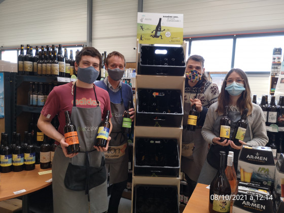 Photo de BIO'ZITIVE, membre de Bout à Bout, réseau de réemploi des bouteilles en verre en Pays de la Loire