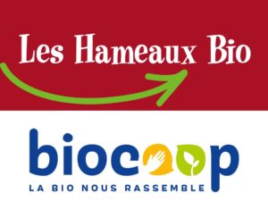 Le logo de Biocoop les Hameaux Bio de Saint-Joseph de Porterie